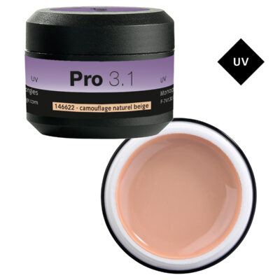 Pro 3.1 Gel monophase UV/LED 15g Camouflage Natural Beige