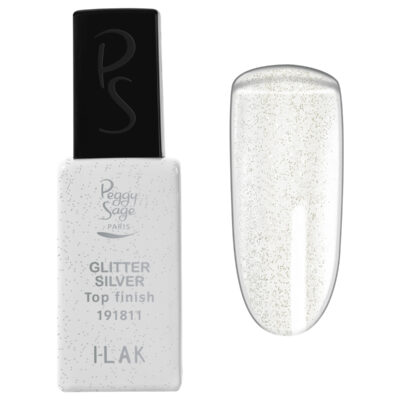 Top Coat Glitter silver  - 11ml