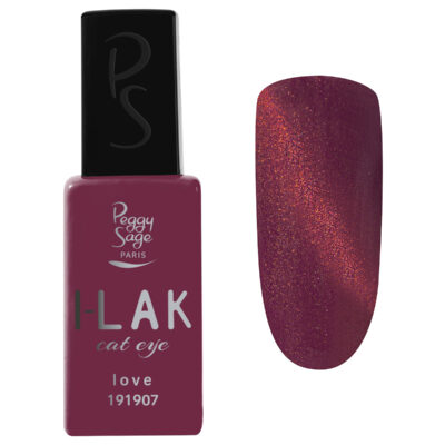 I-LAK soak off gel polish cat eyes love  - 11ml